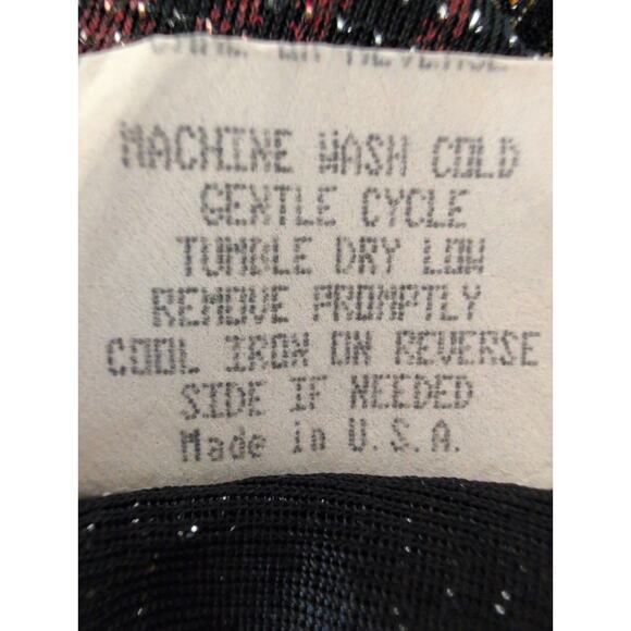 Vintage Y2K Metallic Ombré Shimmer Tank Top Women Large Whimsigoth Club Stretch - Picture 6 of 6